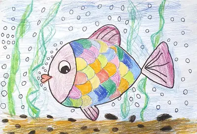 Bunter Regenbogenfisch